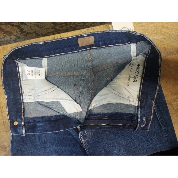 Mother Jeans denim  sz 29 The Hustler Roller Heel High Rise high fidelity - Picture 3 of 8